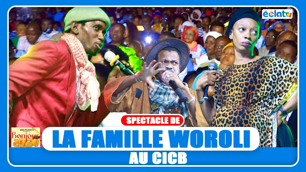 Le spectacle de la Famille Woroli au CICB ( Le Fou - Casa - Mayini - )