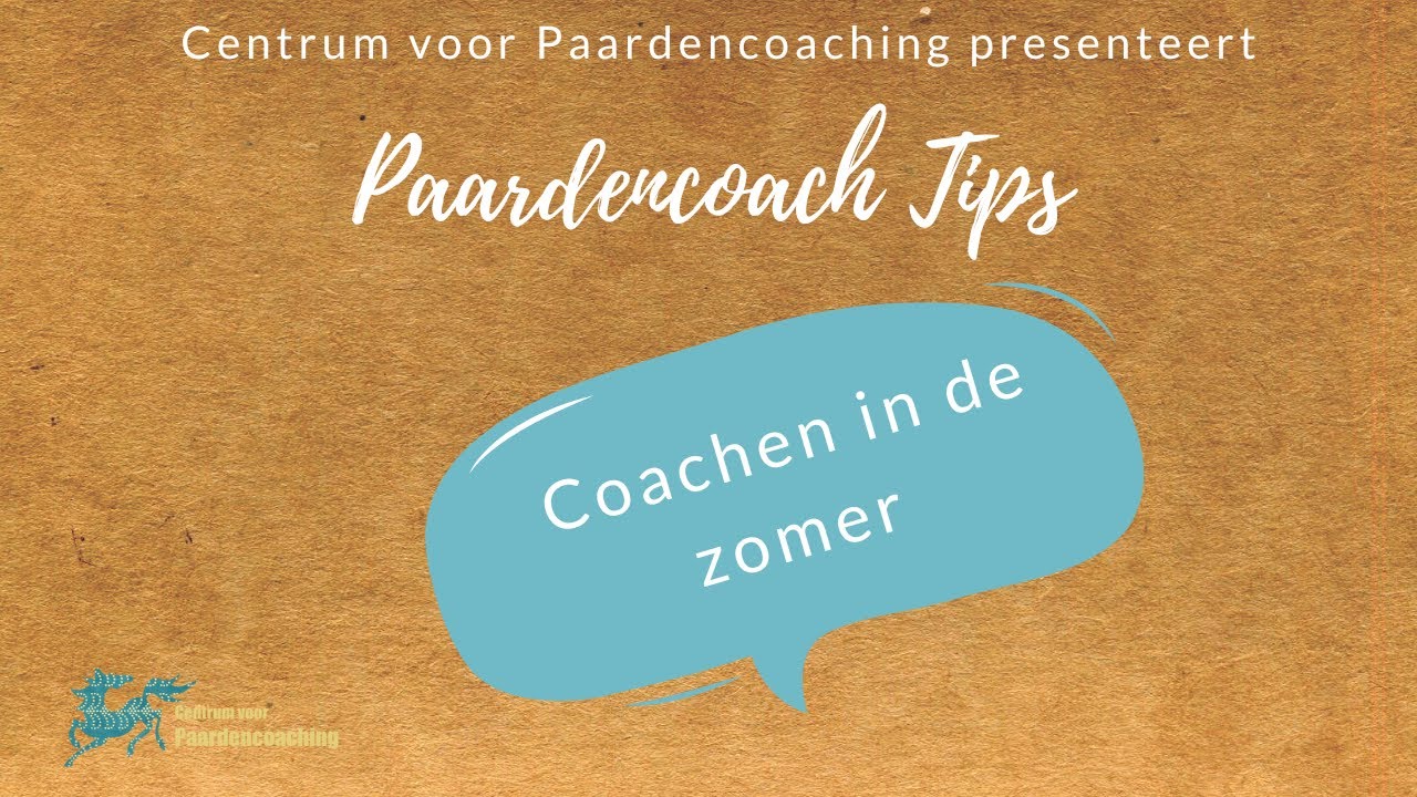 PaardencoachTips: Coachen in de zomer en bij een hittegolf