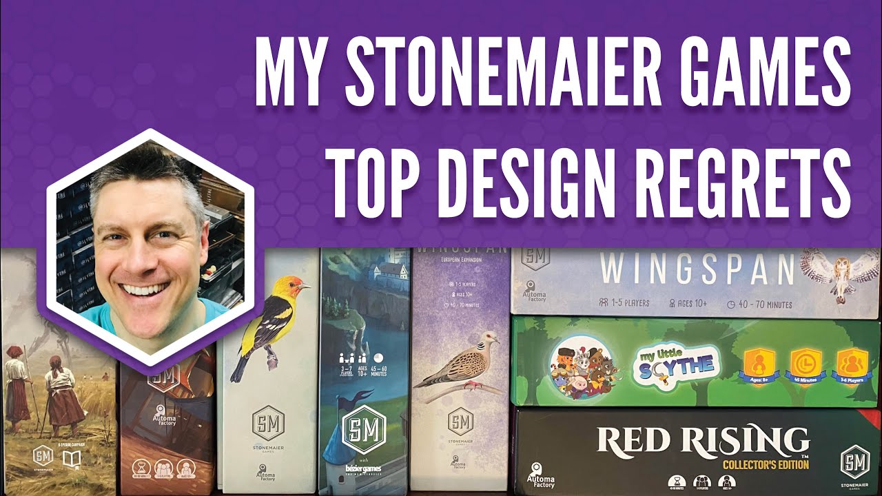Мои главные сожаления по поводу дизайна Stonemaier Games