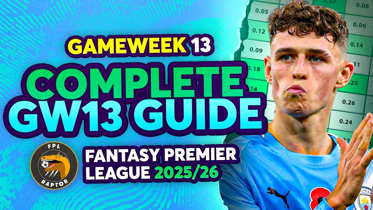FPL GW13 ПОЛНОЕ РУКОВОДСТВО 🚨 | ТРОЙНОЙ КАПИТАН ХОЛАНДА? 🤔 | Советы по Fantasy Premier League 202...