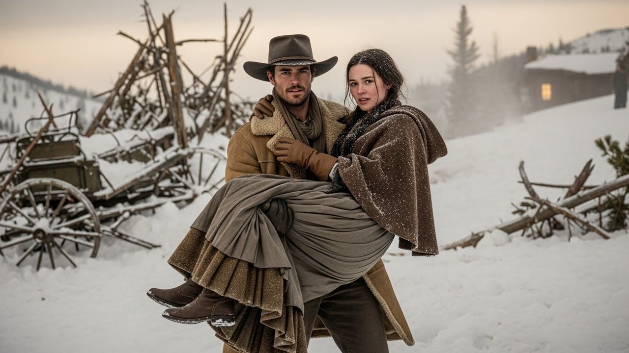 She Was Trapped Under Snow After Slide, The Cowboy Dug Until He Found Her And Carried Her Out Alive