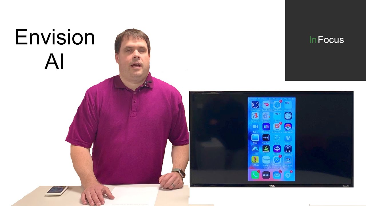 Envision AI App for People with Vision Loss Demonstration