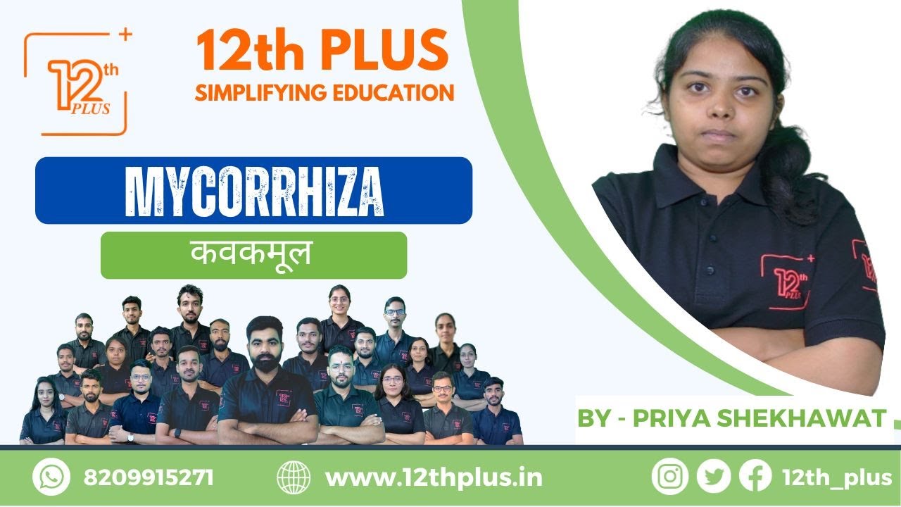 MYCORRHIZA ( कवकमूल ) #12thplus