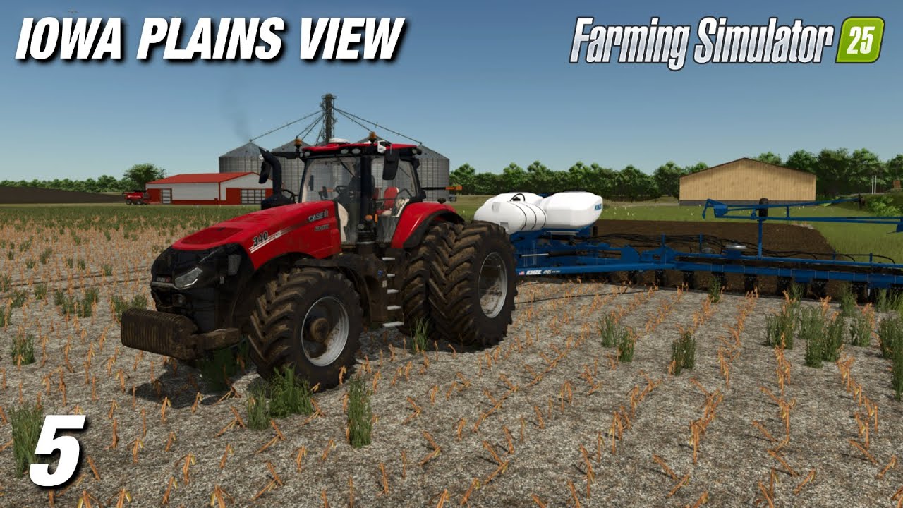 Засеваем наше самое большое поле! | Iowa Plains View | Farming Simulator 25 - Эпизод 5