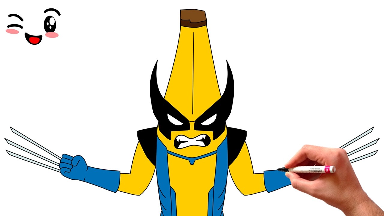 How To Draw PEELY WOLVERINE | Fortnite Skin | MARVEL