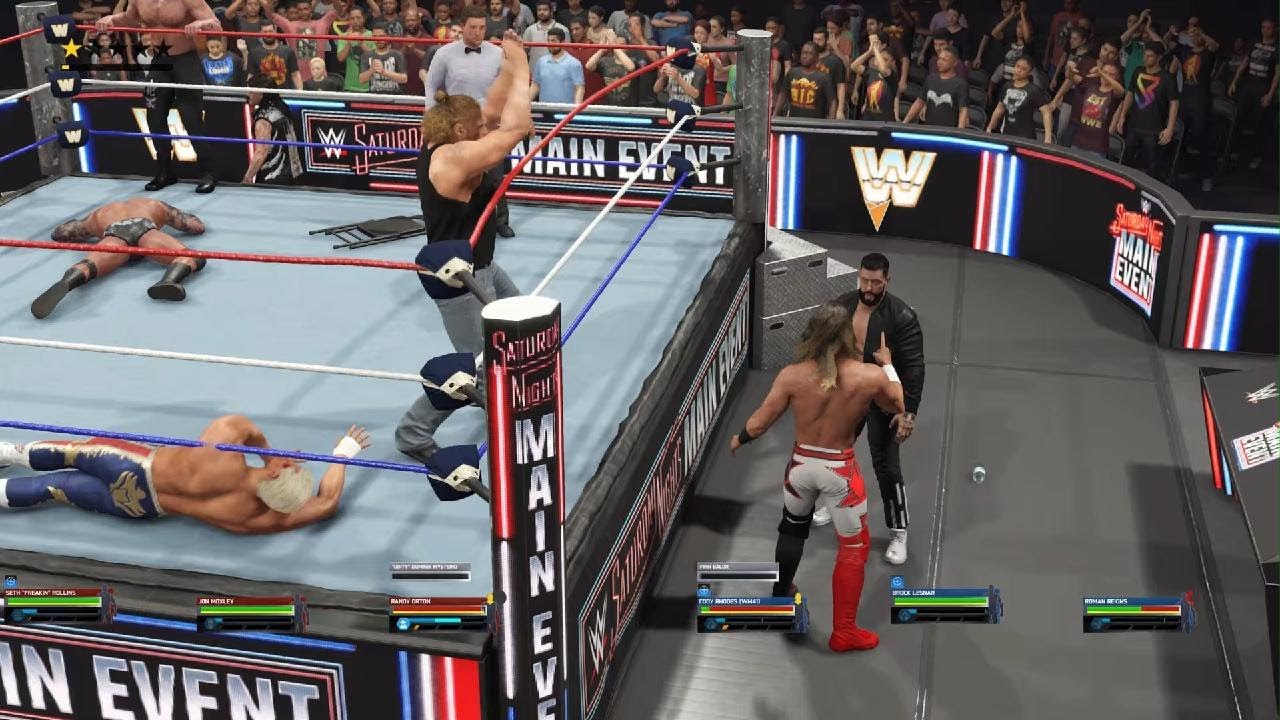 WWE 2K25 The Tribe vs The Wild Samoans Elimination war