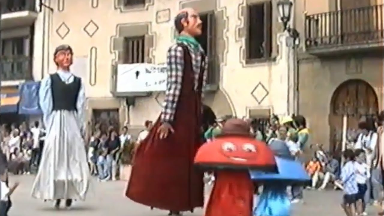Trobada de Gegants del Vallès a Castellterçol 1998