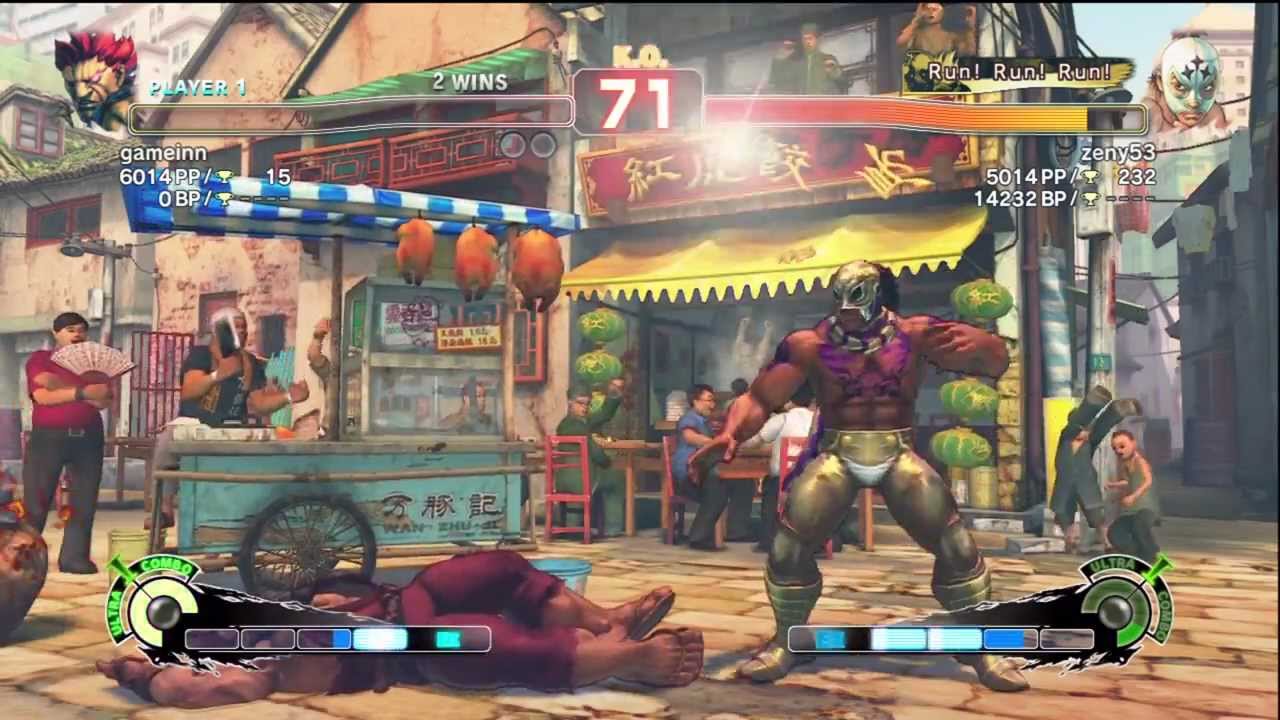 Daigo Umehara (Akuma) vs zeny53 (El Fuerte) - AE2012 Endless Matches *720p HD*
