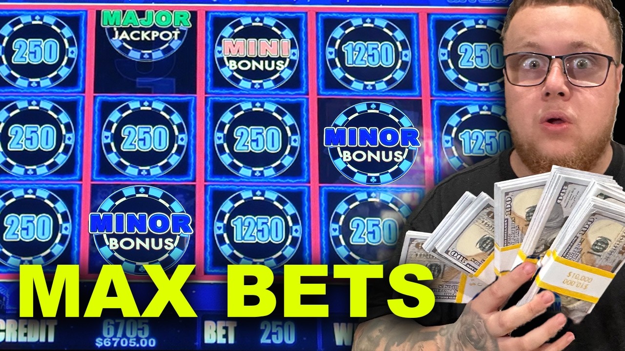 Triggered The BONUS at MAX BET... BIG Payout!