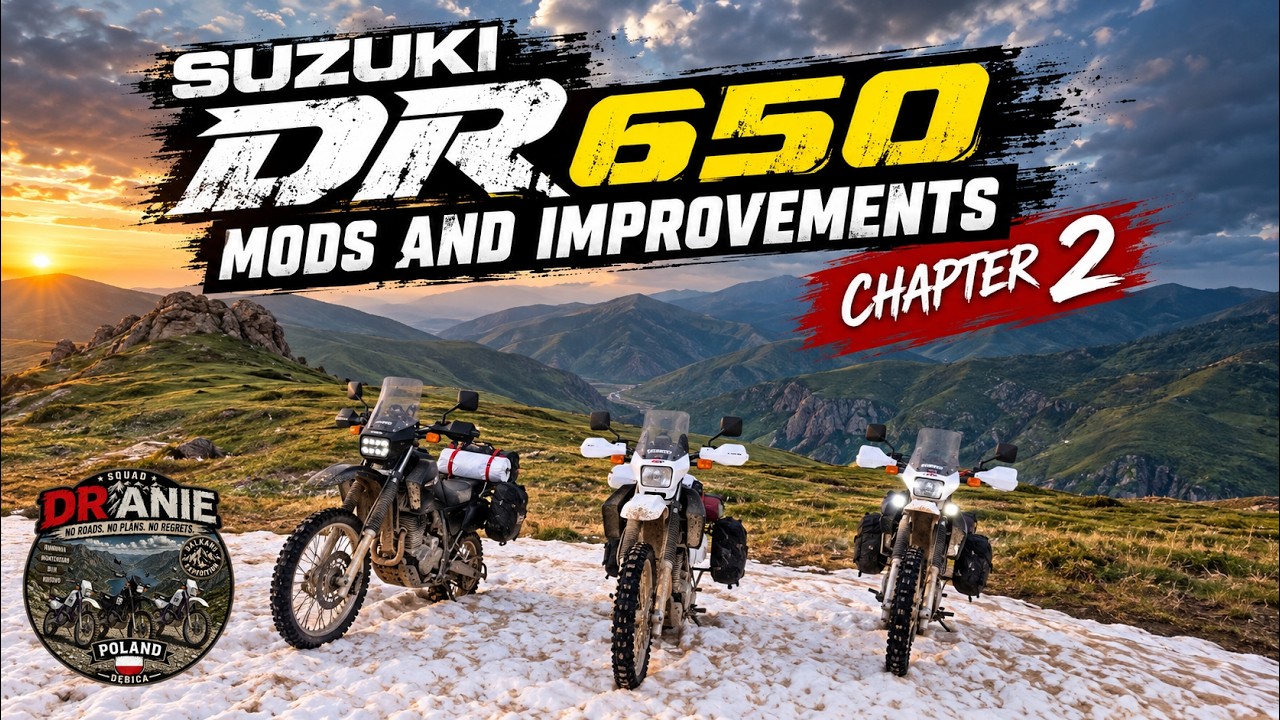 SUZUKI DR650 &ndash; MODS AND IMPROVEMENTS CHAPTER 2 // ANDROID AUTO CARPURIDE W702 PLUS