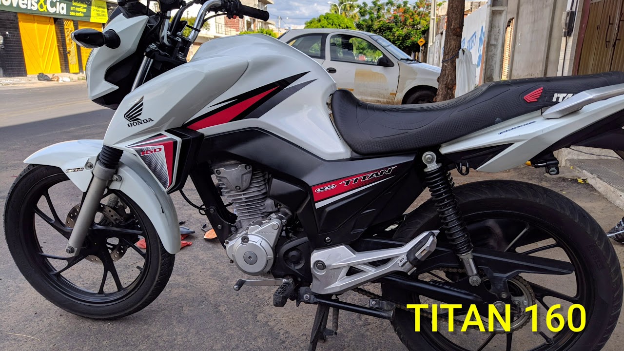 MINHA PRIMEIRA MOTO CG TITAN 160 BRANCA 2017