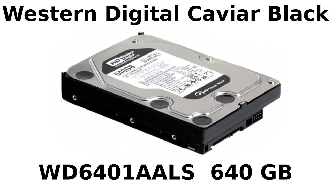Жёсткий диск Western Digital Caviar Black WD6401AALS 640GB