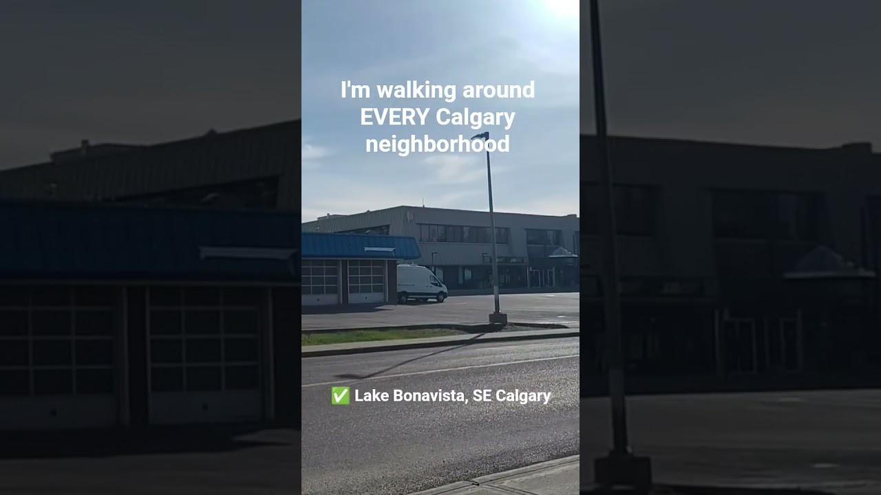 WALKING EVERY CALGARY NEIGHBORHOOD: Lake Bonavista #calgary #calgaryneighborhoods #yyc #cnek