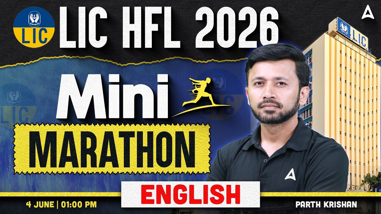 LIC HFL English 2026 | LIC HFL English Mini Marathon | By Parth Krishan