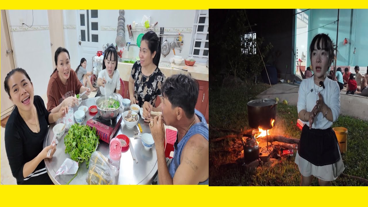 5 Anh Em Nhà Út Mini Sum Vầy Bên Nồi Bánh Tét Ngày Tết. || Ut Mini. 