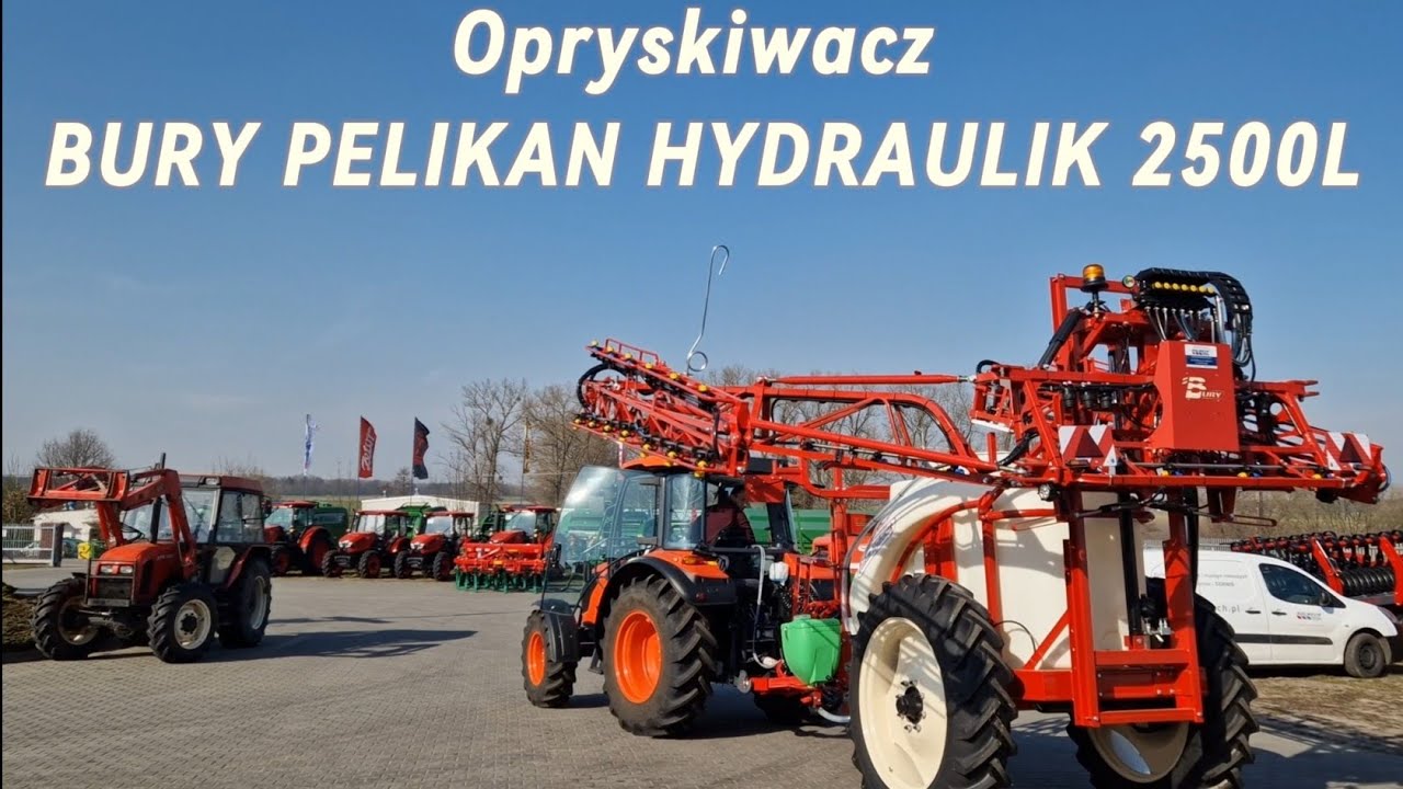 Przygotowanie opryskiwacza BURY PELIKAN HYDRAULIK 2500 do wydania klientowi. ROLMECH