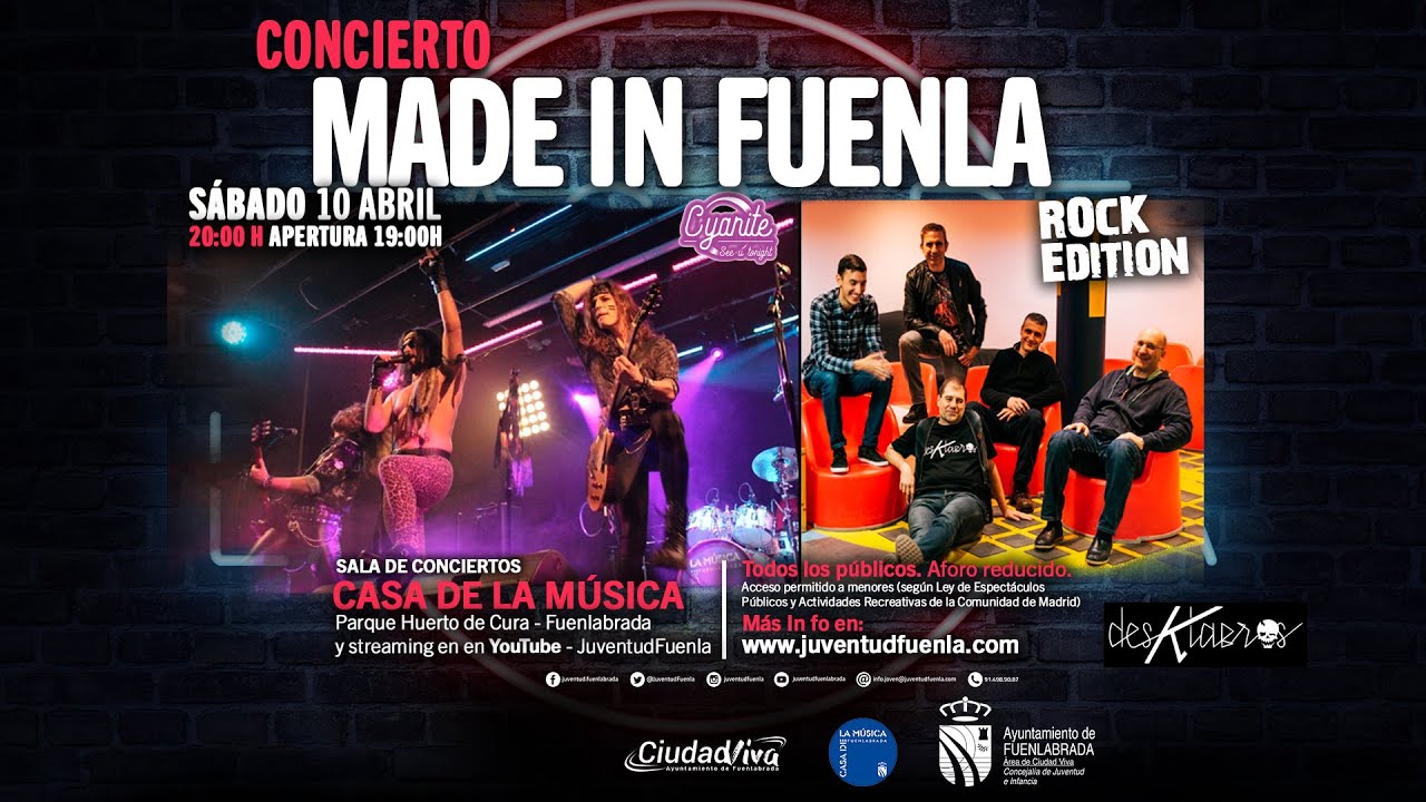 Made in Fuenla Rock Edition: Cyanite y DesKlabros