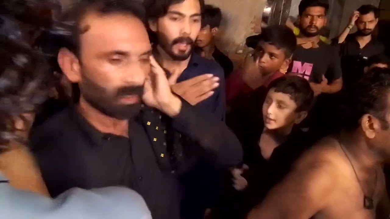 sanghat ghulamana Abbas a.s noha Khan Waseem Abbas 224wazeer Khan Faisalabad 2024