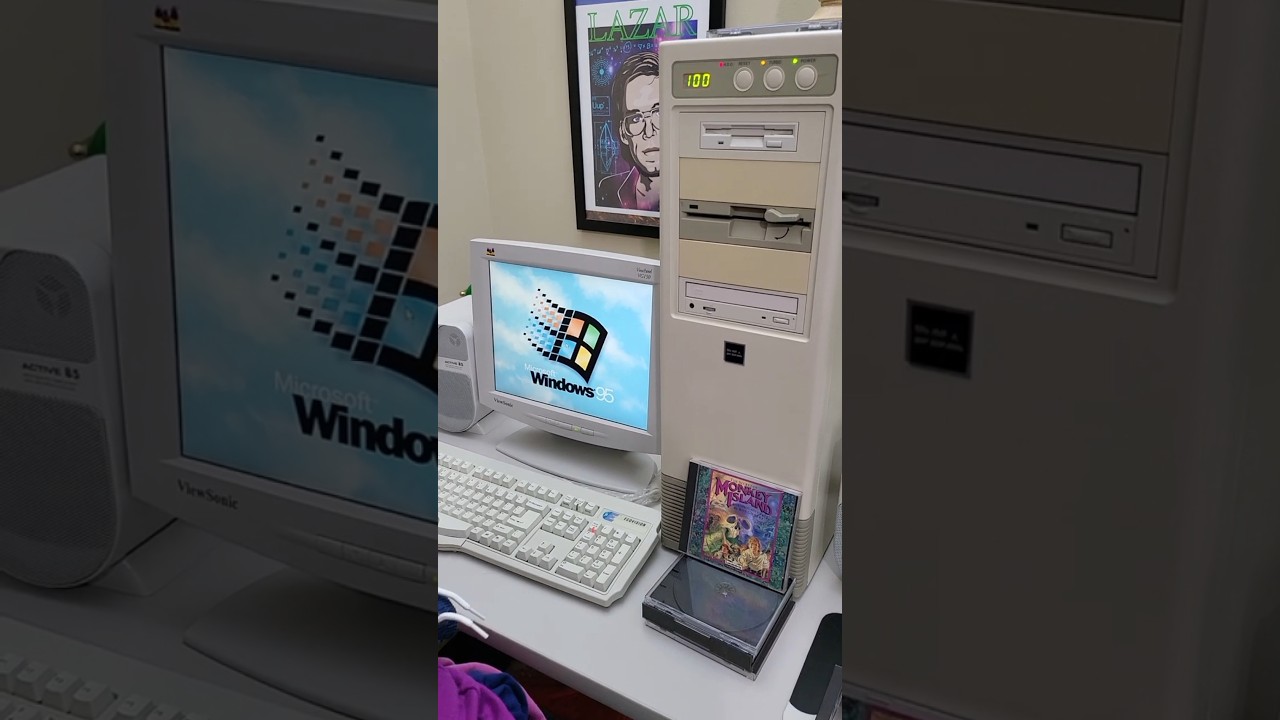 it's 1995 again - Windows 95 (startup sound) #asmr