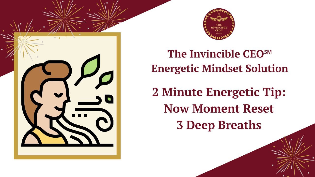 Quick Energy Boost: 3 Breaths Technique