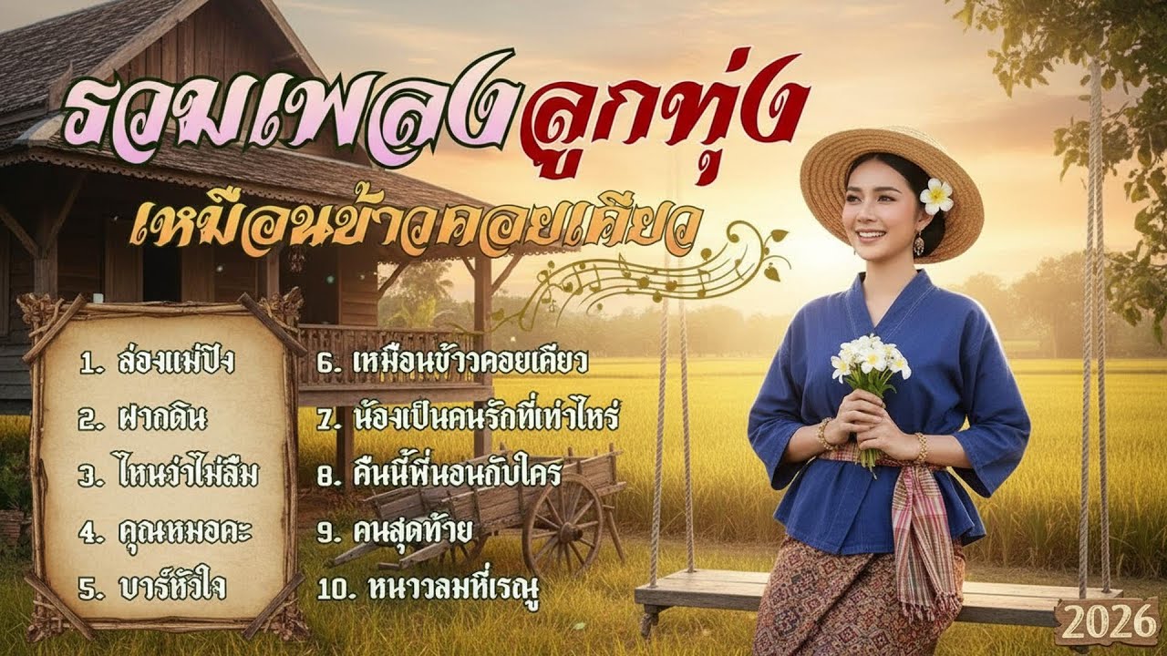 รวมเพลงอมตะ ลูกทุ่ง เหมือนข้าวคอยเคียว : [จำปา cover] เพลงหวานย้อนวัย