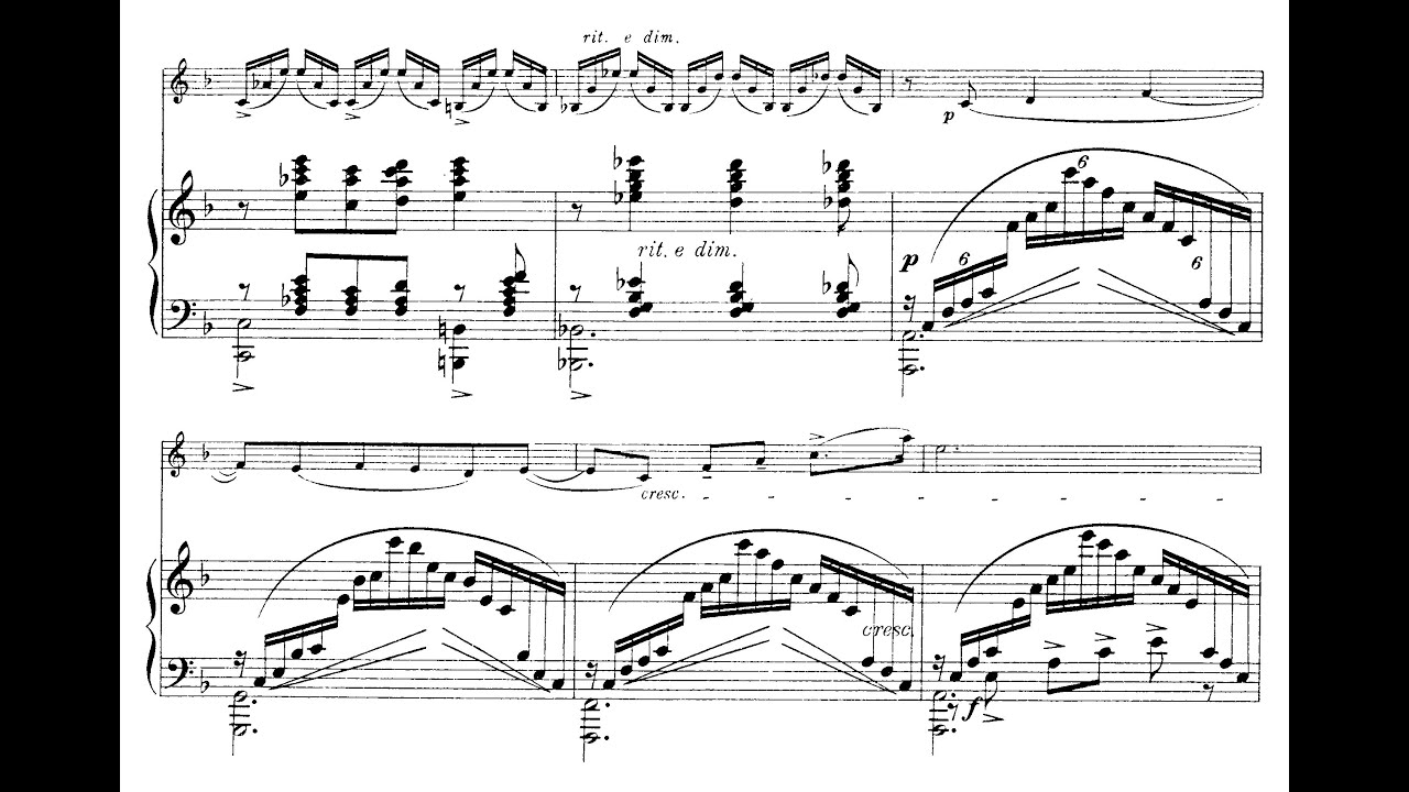 Grzegorz Fitelberg - Violin Sonata no. 2 in F-Major Op. 12 (Gębski, Lim)