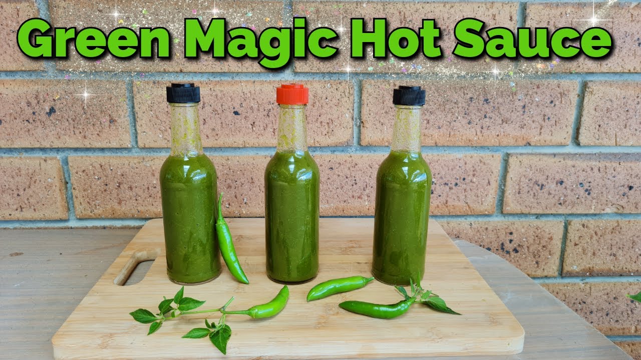 Lacto Fermented GREEN Hot Sauce. Easy, Homemade Hot Sauce Recipe.