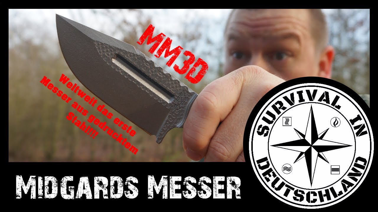 Messervorstellung / Review - Midgards Messer MM3D Das erste Messer der Welt aus dem 3D Drucker.