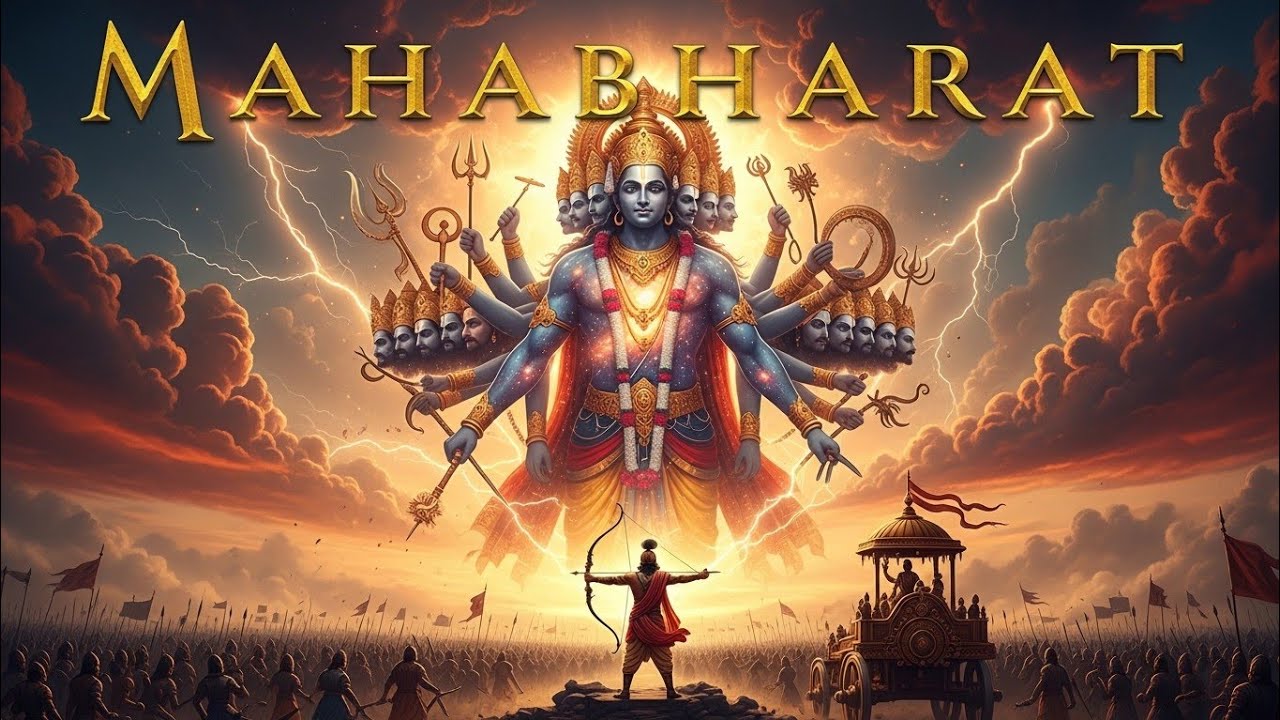 Mahabharat Ka Ran ⚔️ 🔥| Epic Kurukshetra War Song | Powerful Bhakti Music