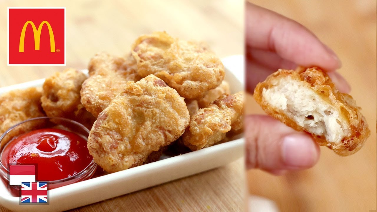 Resep CHICKEN NUGGET Ala McDonald's: Krispi & Gurihnya Sampai Ke Dalam!