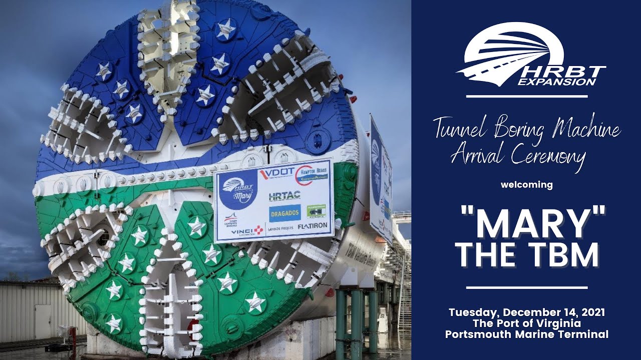 HRBT Expansion Project TBM Arrival Ceremony