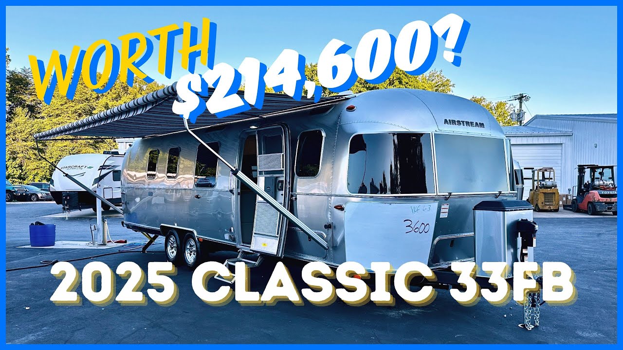 Самый длинный роскошный трейлер Airstream! — Airstream Classic 33FB Twin Bed 2025 года