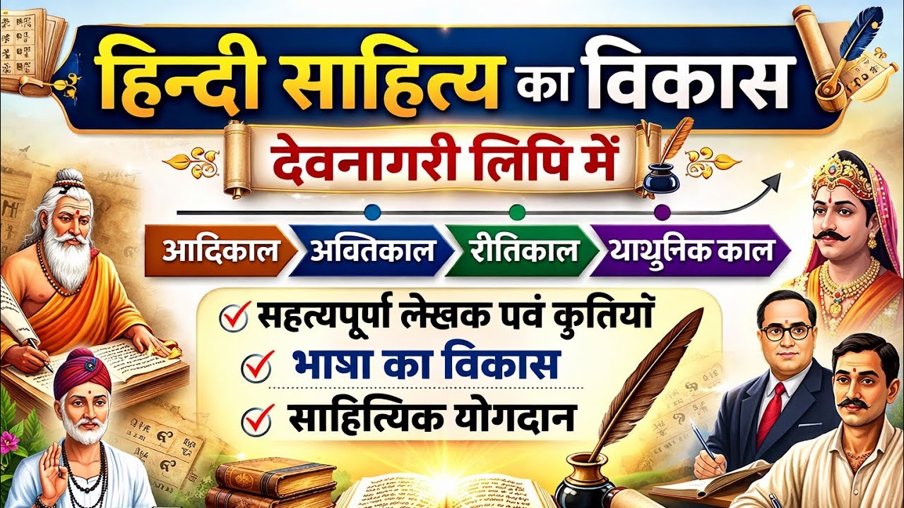 हिंदी साहित्य का प्रस्थान बिंदु आदिकाल फॉर टीजीटी पीजीटी बीएससी  tre 4 GIC All hindi exam