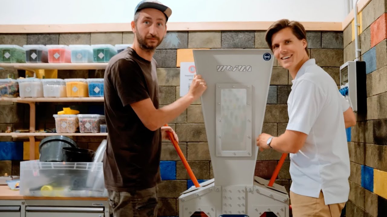 Precious Plastic X WEIMA developed an Open Source Plastic Shredder.