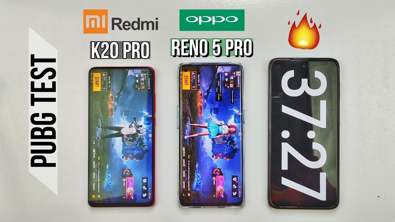 Oppo Reno 5 Pro vs Redmi K20 Pro Pubg Test & Battery Test | Dimensity 1000+ vs Snapdragon 855 🔥