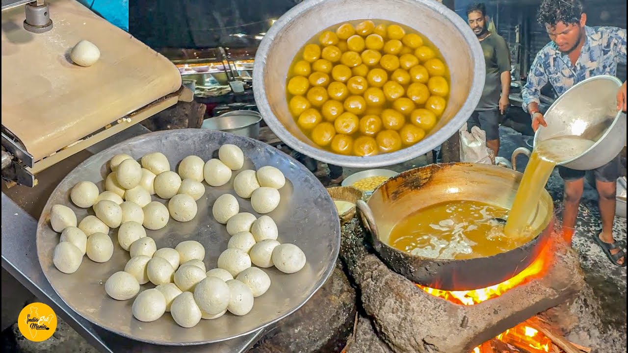 Odisha Style Biggest Rasgulla Factory In Bhubaneswar l Bhubaneswar Street Food