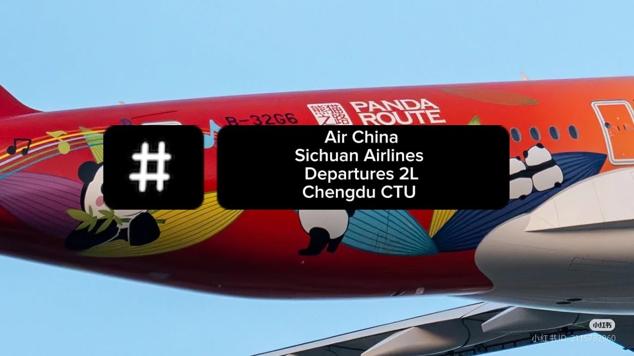Chengdu Shuangliu CTU #planespotting Air China and Sichuan Airlines departures.