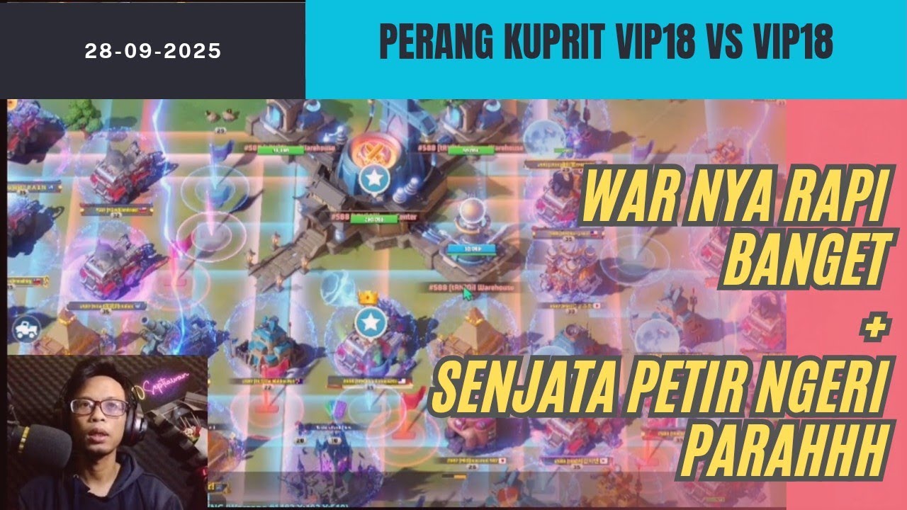 Vip 18 vs vip 18  #588(tRN)elduderino420J vs #587(NGvv)xmoon  perang kuprit 27 sept 2025