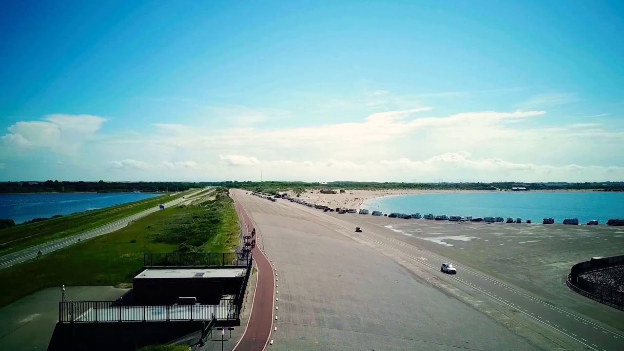 Scharendijke - Brouwersdam Beach Nordsee Grevelinger Meer DJI Mavic
