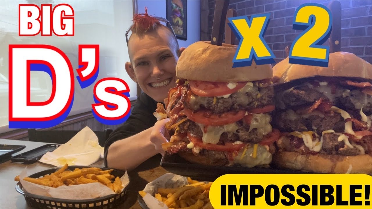 БОЛЬШОЙ ЧЕЛЛЕНДЖ БУРГЕРОВ ОТ BIG D! X 2! | МАМА ПРОТИВ ЕДЫ