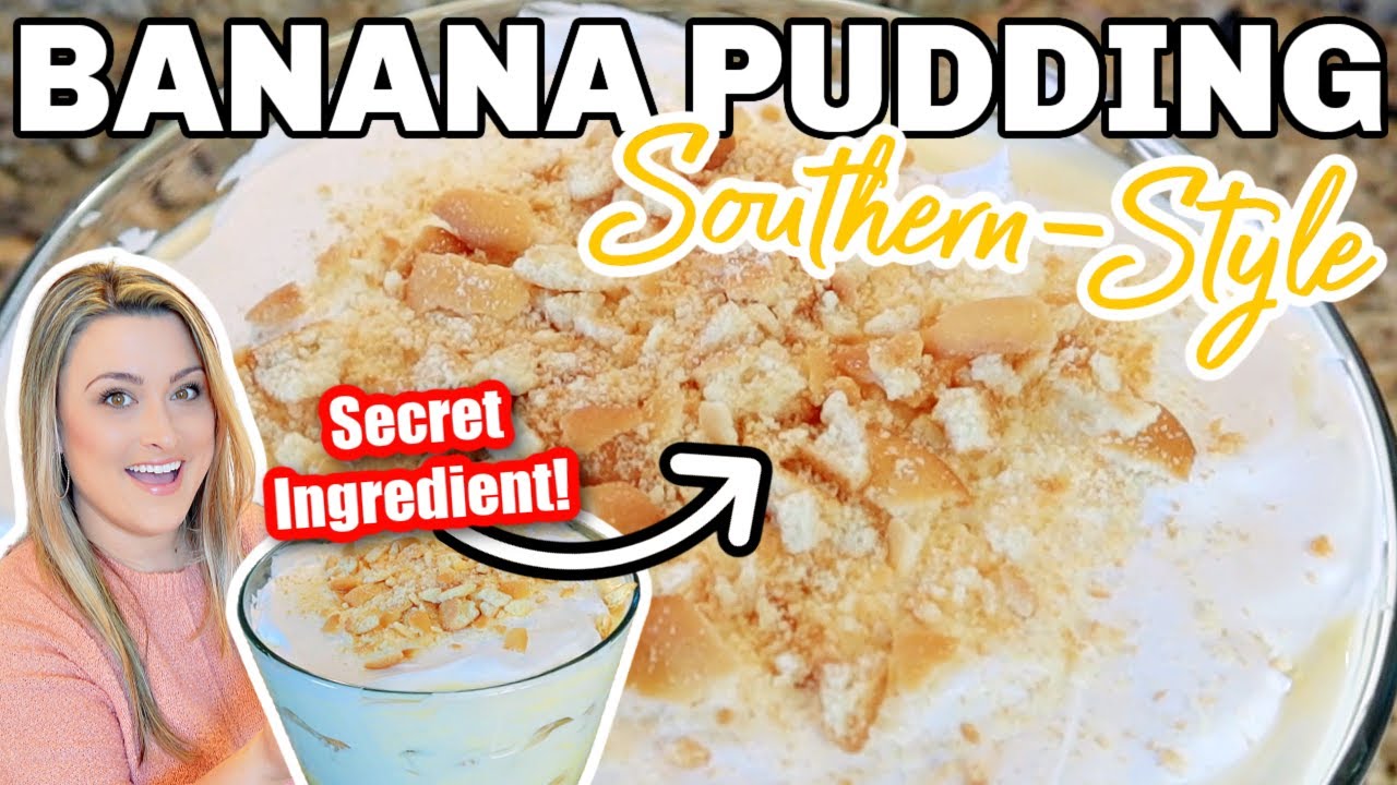 Banana Pudding with a Surprising SECRET Ingredient : A Must-Try Recipe!