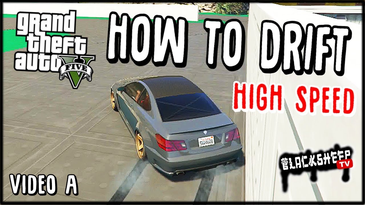 How To Drift At High Speed - NO MODS - Best Way (High Difficulty) - GTA 5 Online
