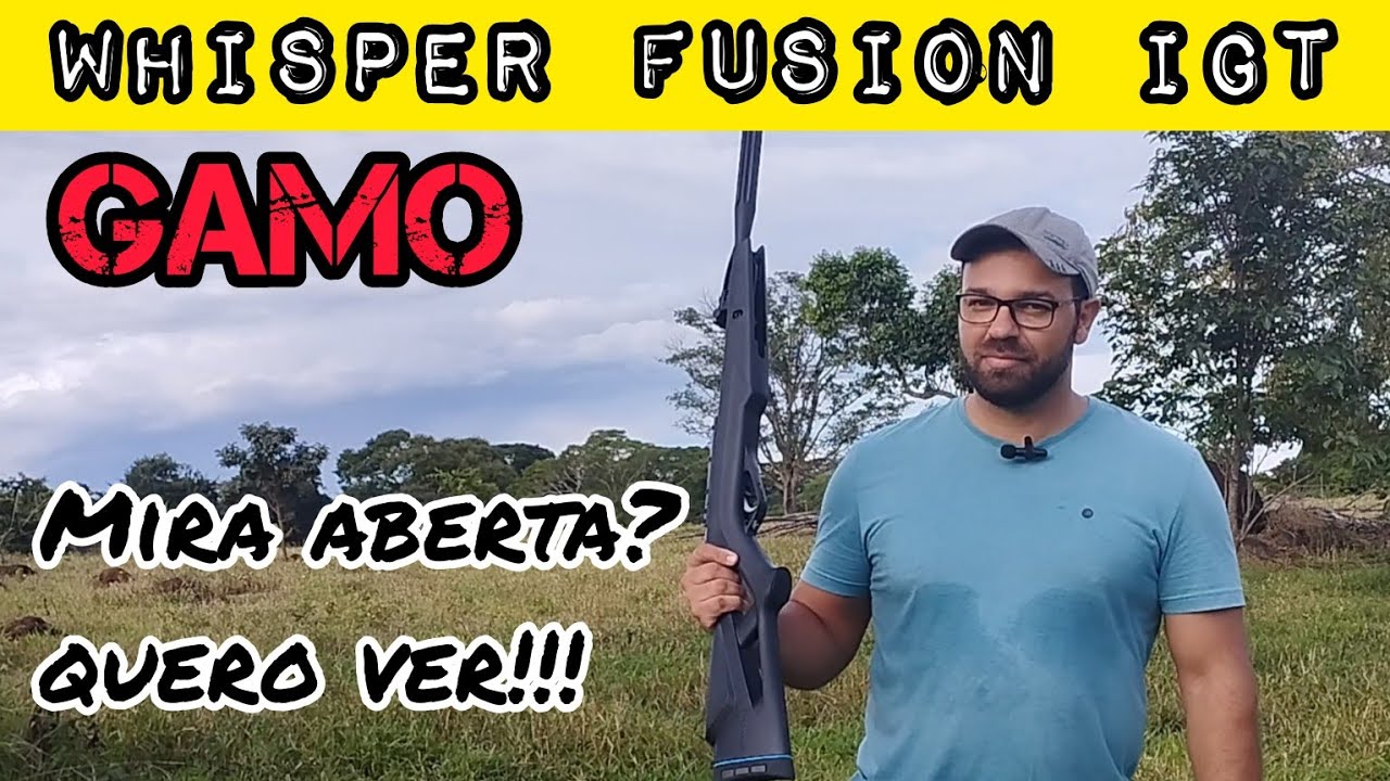 Gamo whisper fusion IGT - 30 metros a olho nú