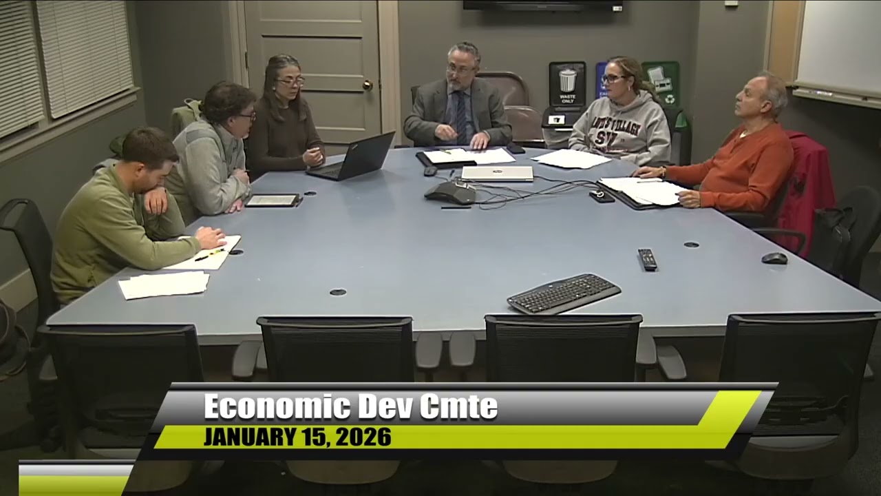 Economic Development Committee -January 15, 2026