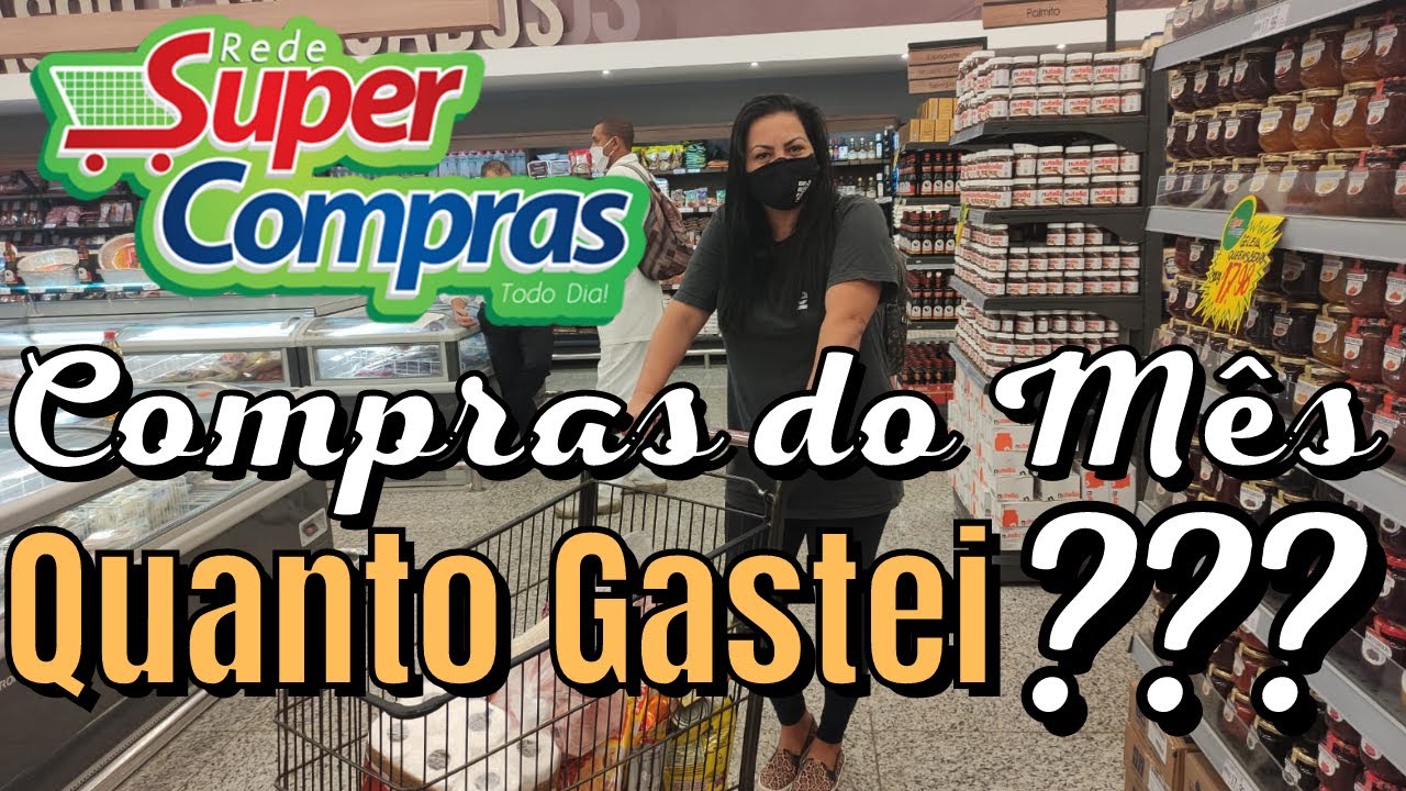 #Compras do Mês #Quanto gastei ???