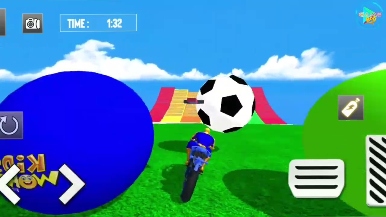 new mega ramp spiderman bike #stunt   #games #androidgames r23