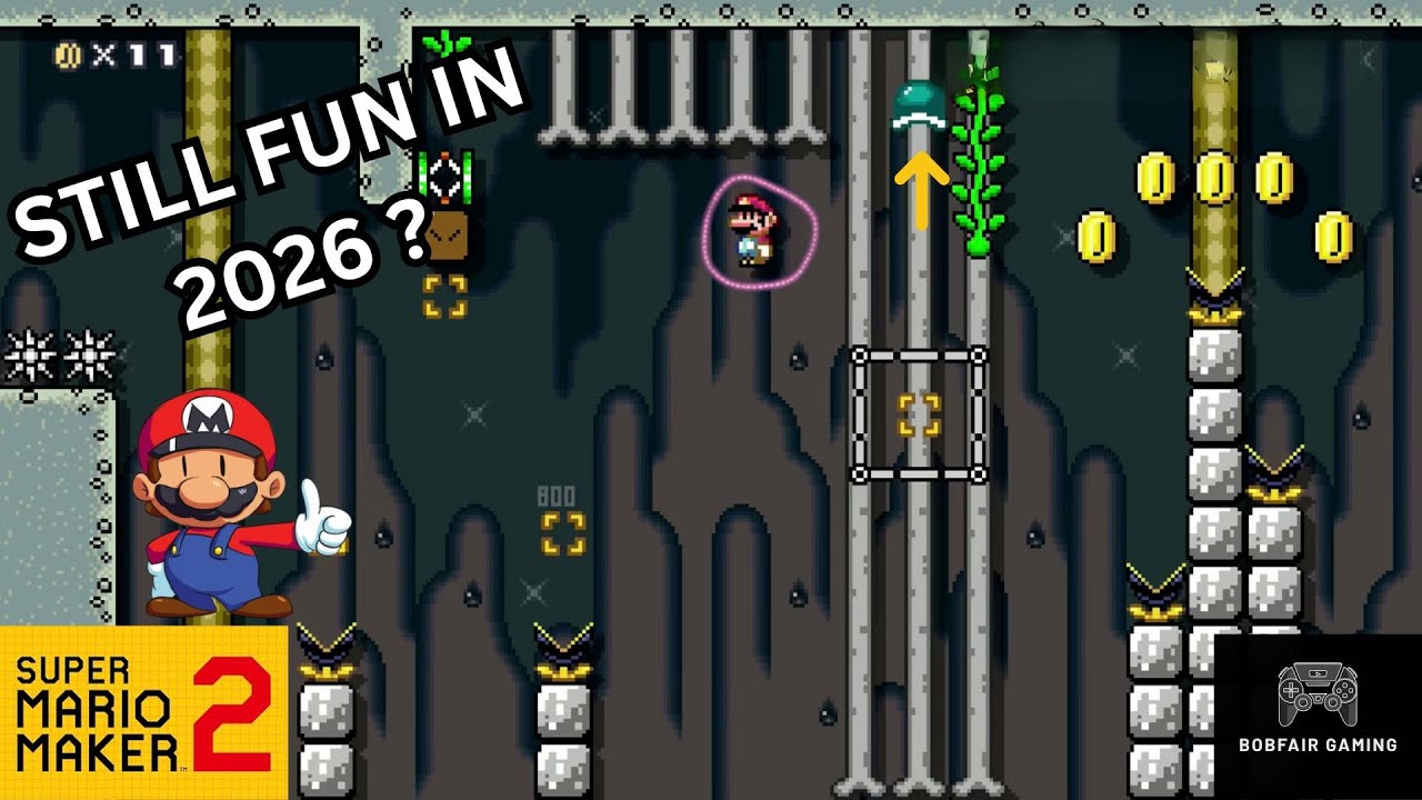 Mario Maker 2 в 2026 году — всё ещё очень весело 🎉