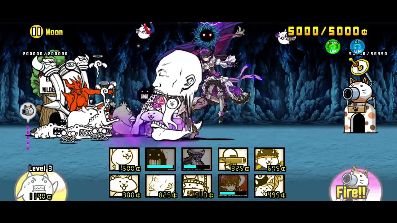 The final boss in chapter 2 speed run (battle cats)