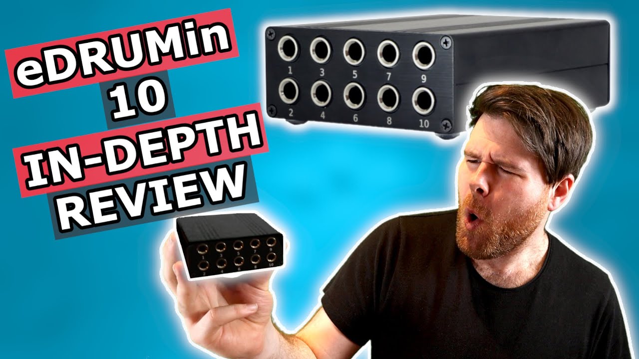 eDRUMin 10 Review | Audiofront eDRUMin Trigger To MIDI Interface