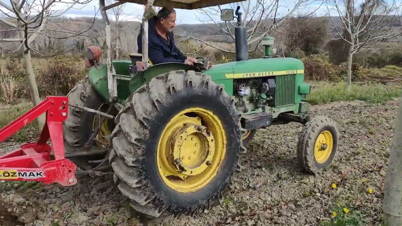 Tekli dip patlatan uygulaması..John Deere 2030...DİP KAZAN..